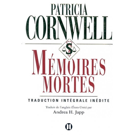 Mémoires mortes De Patricia Cornwell